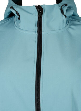 Kurze Softshell-Jacke mit Taschen, Arctic, Packshot image number 2