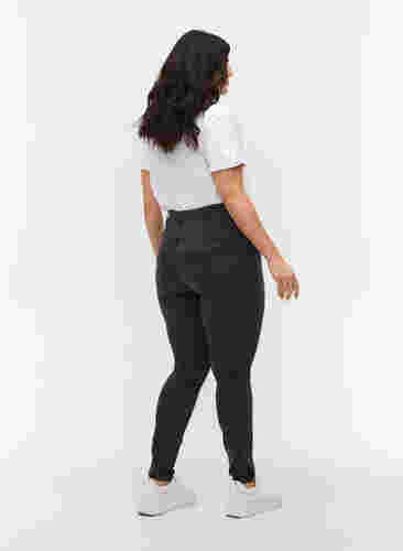 Hochtaillierte Super Slim Amy Jeans, Grey Denim, Model image number 1