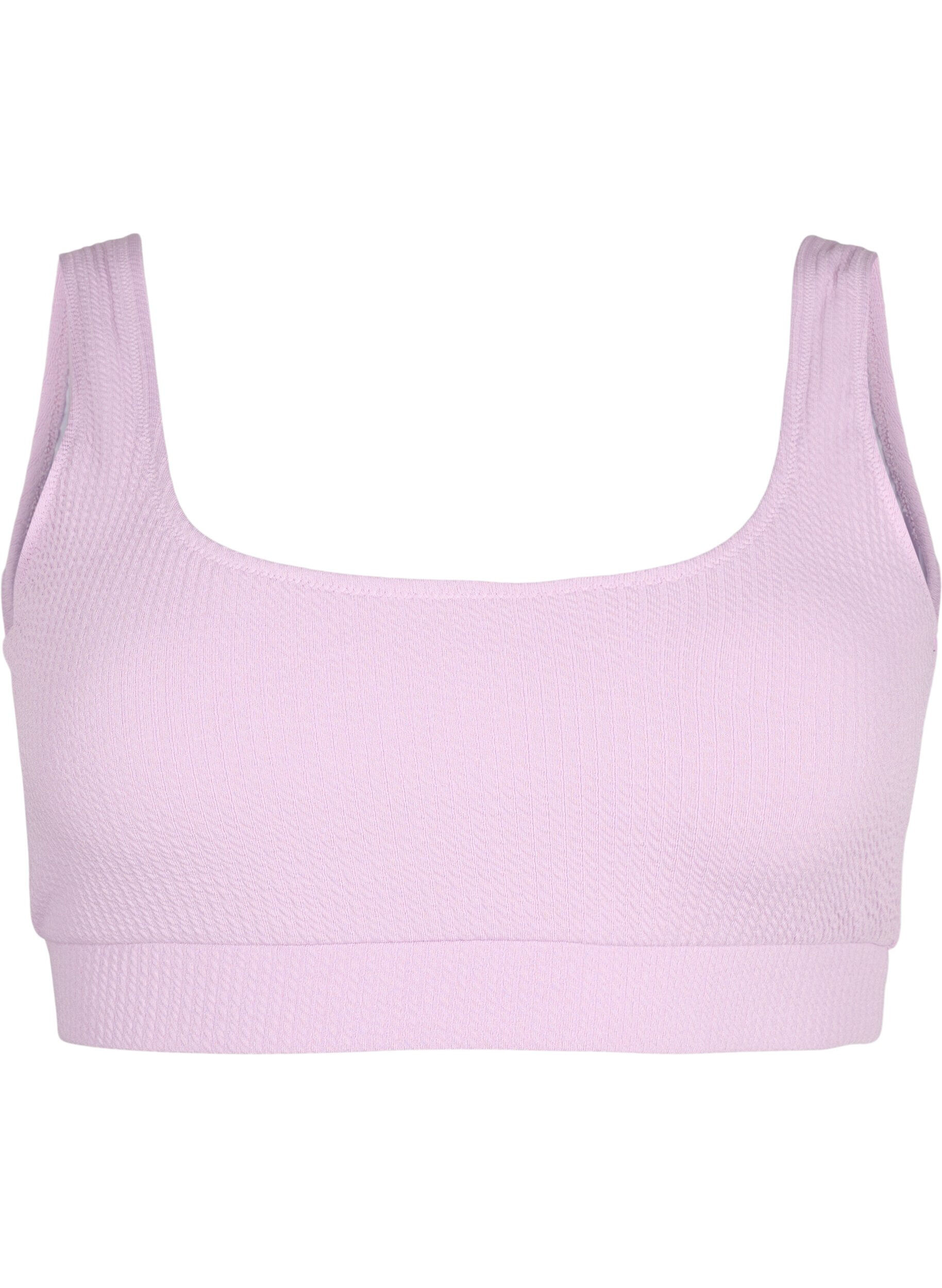 ZizziBikini-Top mit Krepp-Struktur, Orchid Bouquet, Packshot image number 0