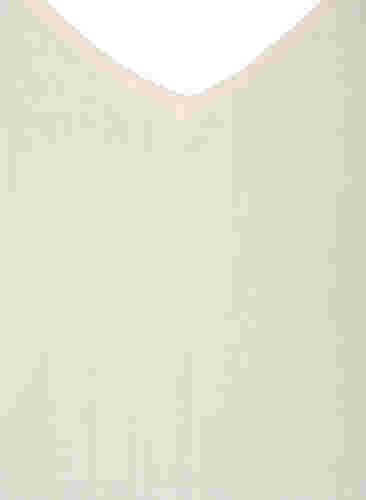 Bluse aus Baumwolle mit Stickerei und kurzen Ärmeln, Buttercream, Packshot image number 2
