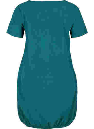Kurzarm Kleid aus Baumwolle, Pacific, Packshot image number 1