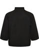 Strickbluse aus einer Viskosemischung mit Rollkragen, Schwarz, Packshot image number 1