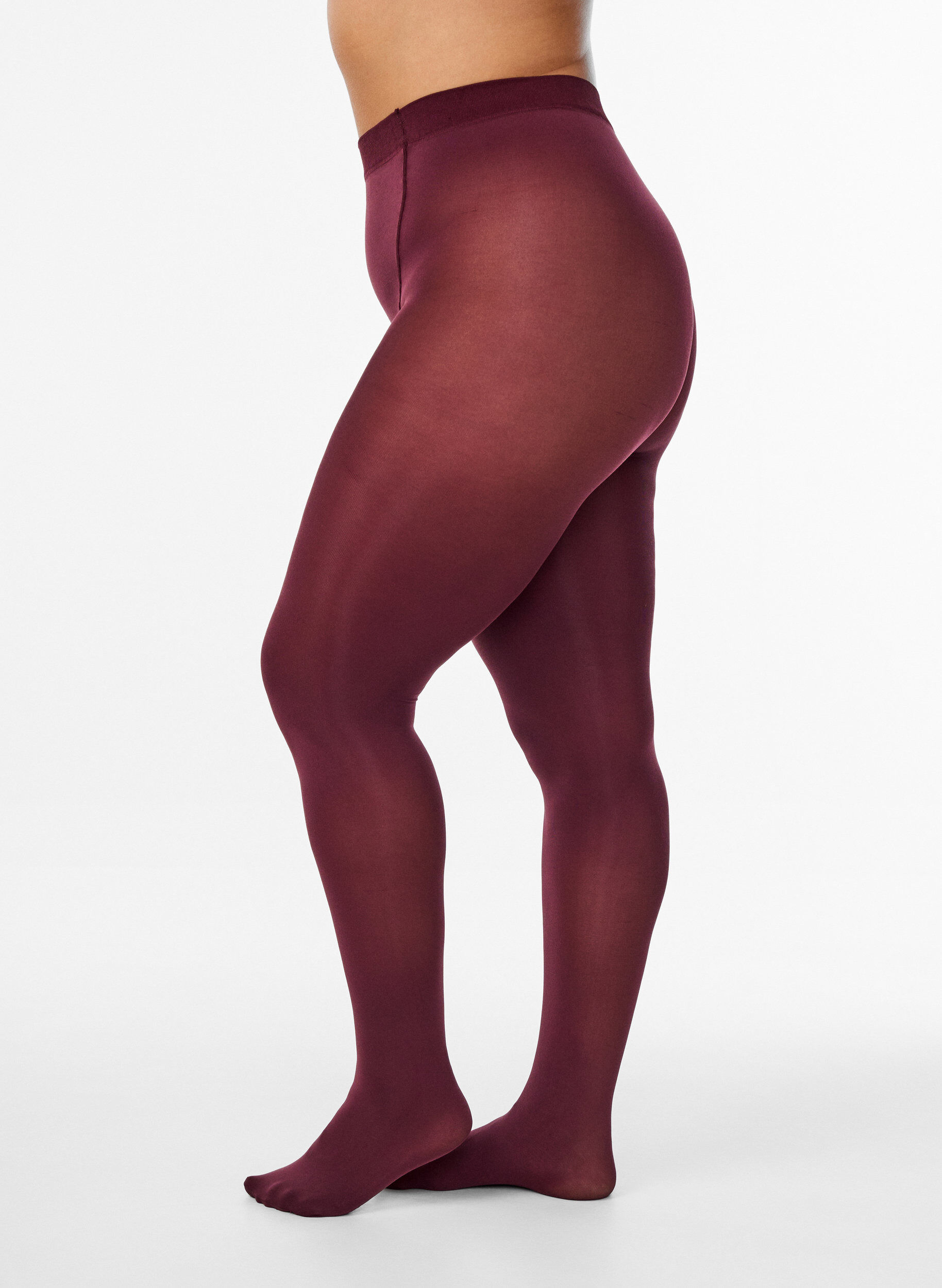 100 Denier Strumpfhose, Rot, Model