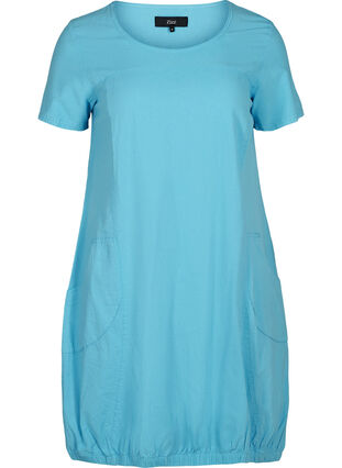 Kleid mit Taschen, River Blue, Packshot image number 0