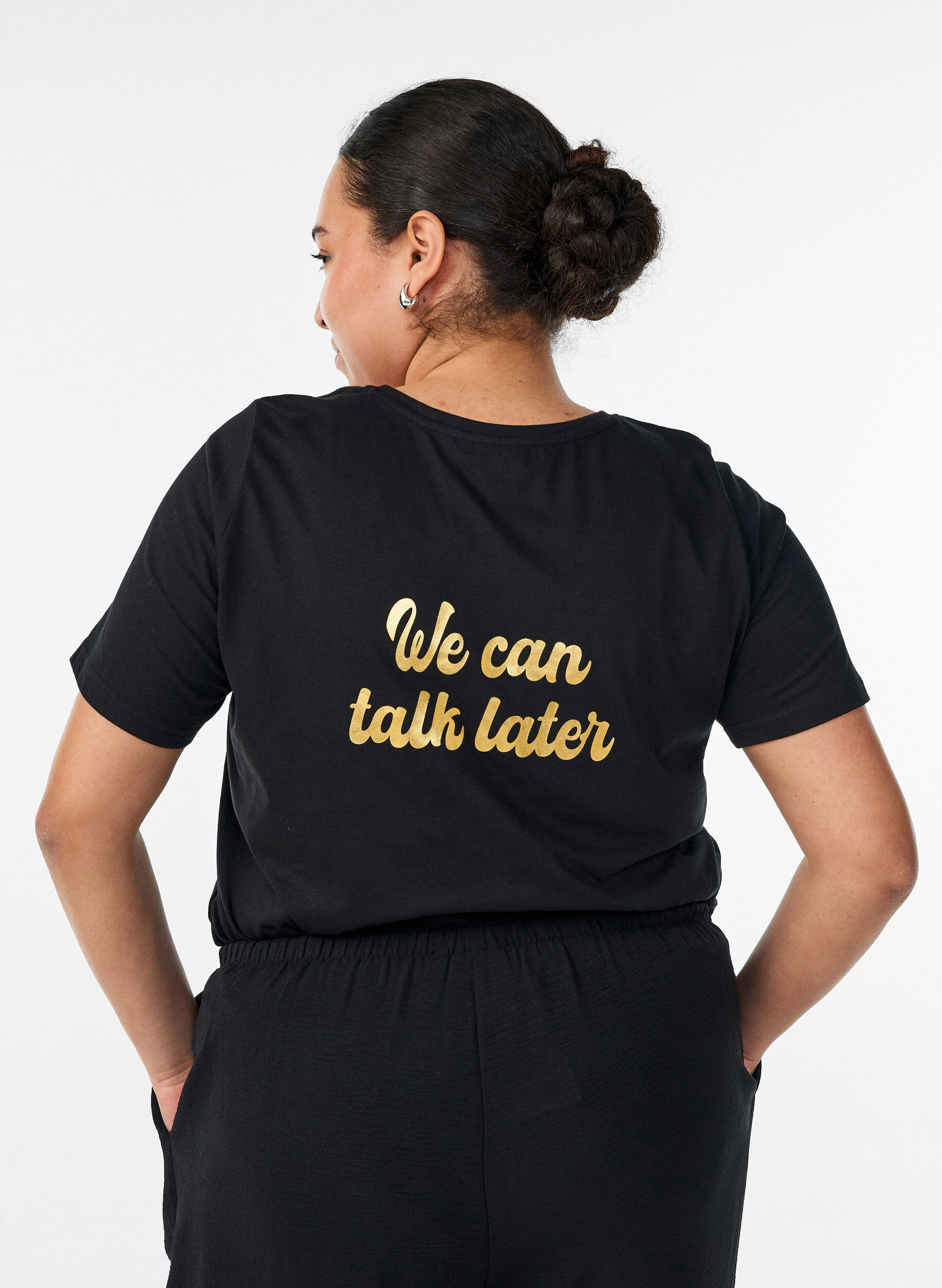 ZizziT-Shirt mit Print, Schwarz, Model image number 2