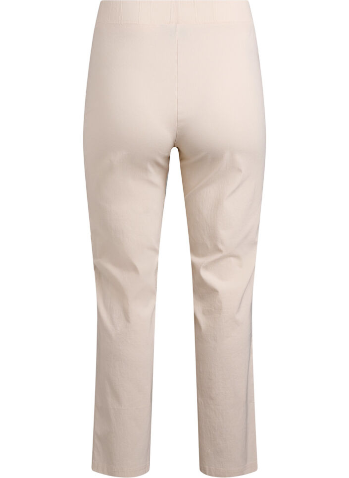 Dehnbare Hose aus Viskose, Beige, Packshot image number 1