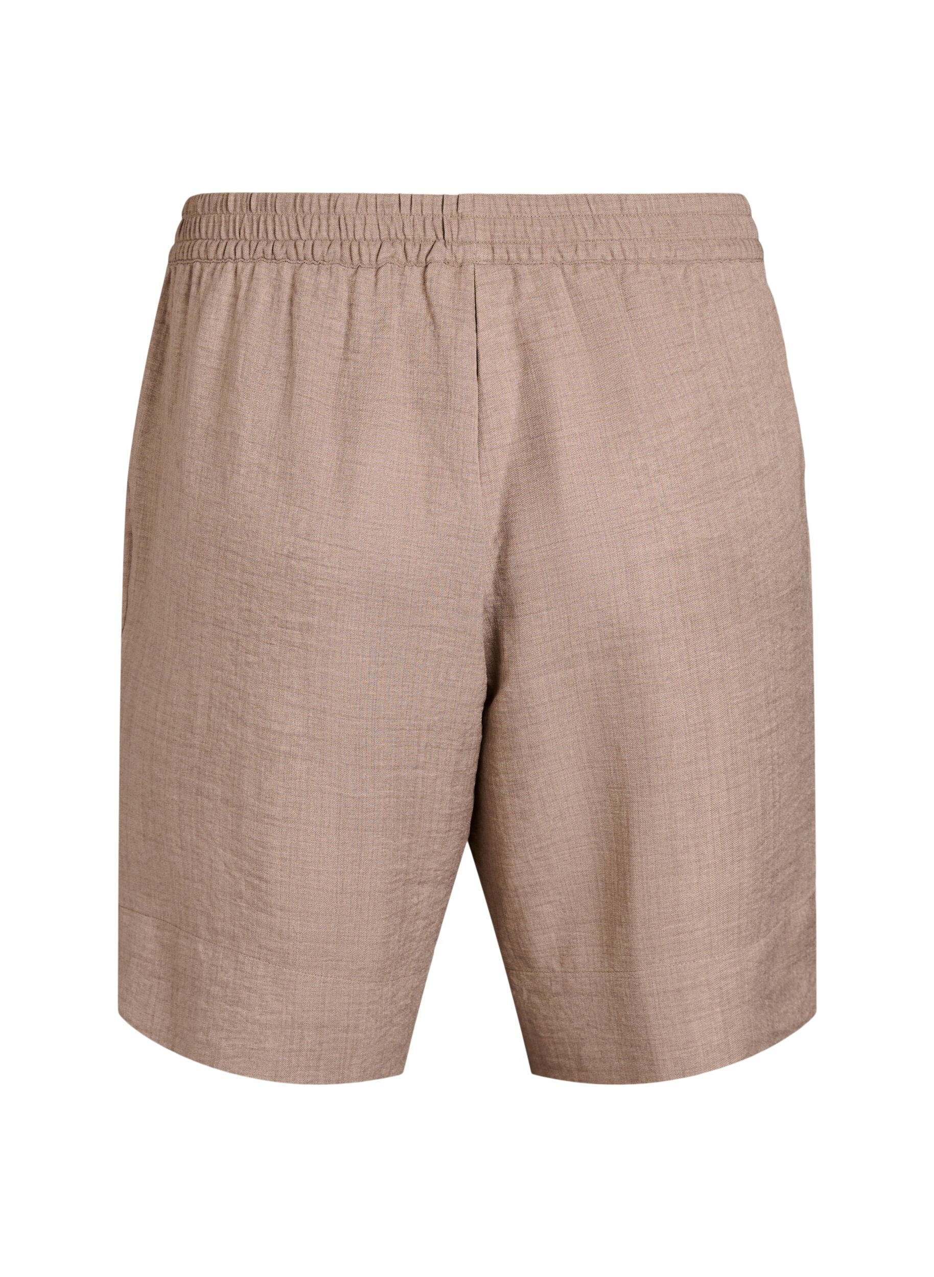 ZizziShorts mit Taschen und hoher Taille, Braun, Packshot image number 1