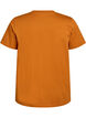 Basic-T-Shirt aus Baumwolle mit Rundhalsausschnitt, Orange, Packshot image number 1