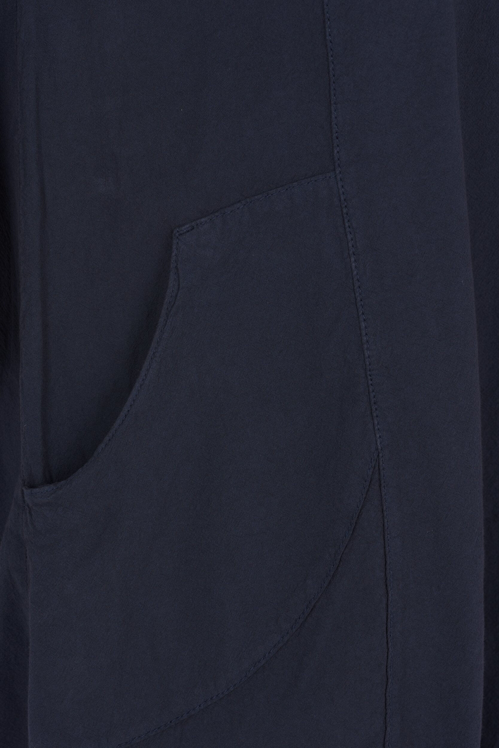 ZizziKurzarm Kleid aus Baumwolle, Blau, Packshot image number 3