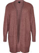 Strickjacke mit Rippenstrick und Taschen, Rot, Packshot image number 0