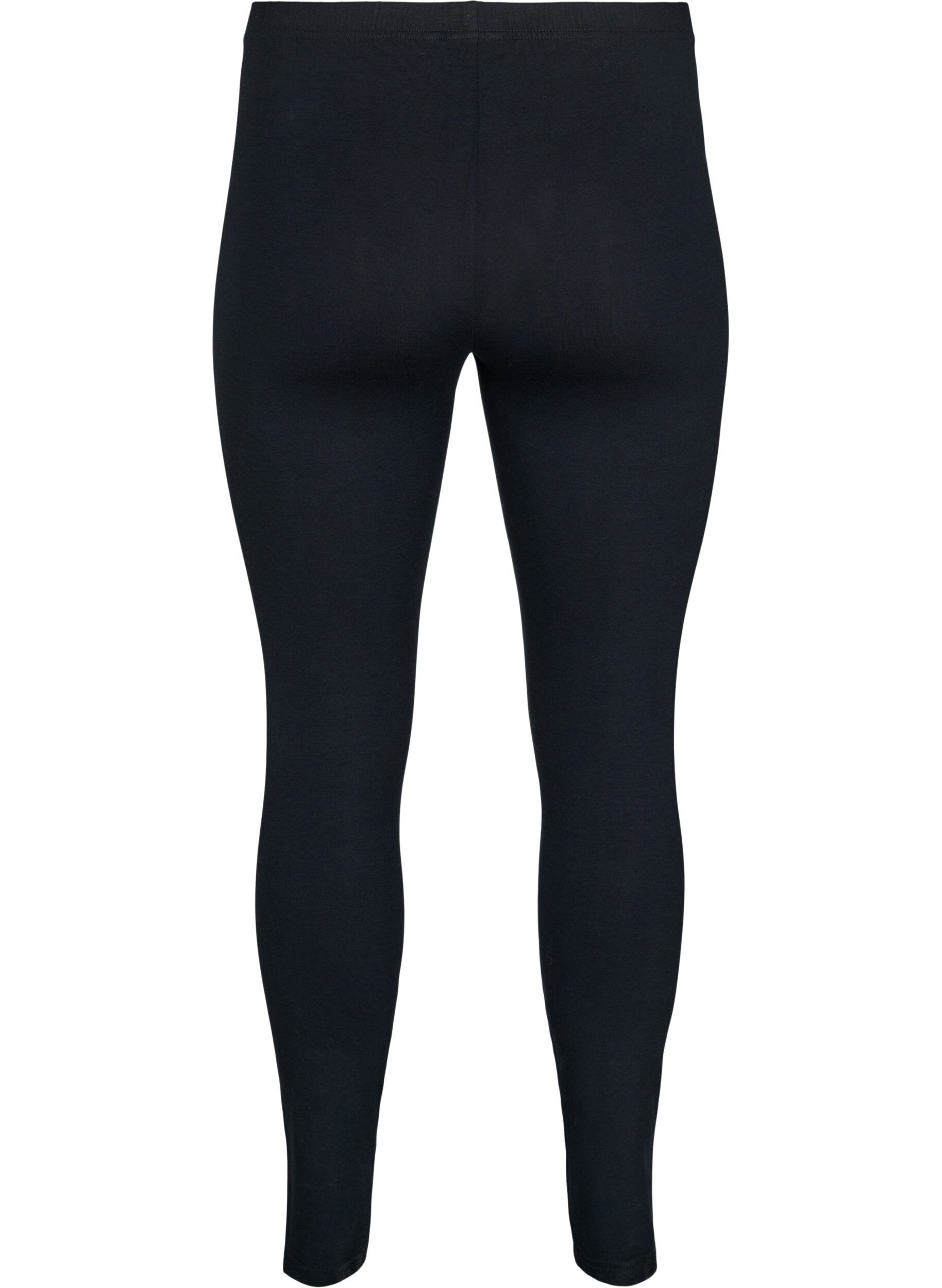 ZizziBasic-Leggings mit extra L&auml;nge, Schwarz, Packshot image number 1