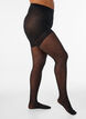 Push-up-Strumpfhose 50 den mit Herzmuster, Schwarz, Packshot image number 0