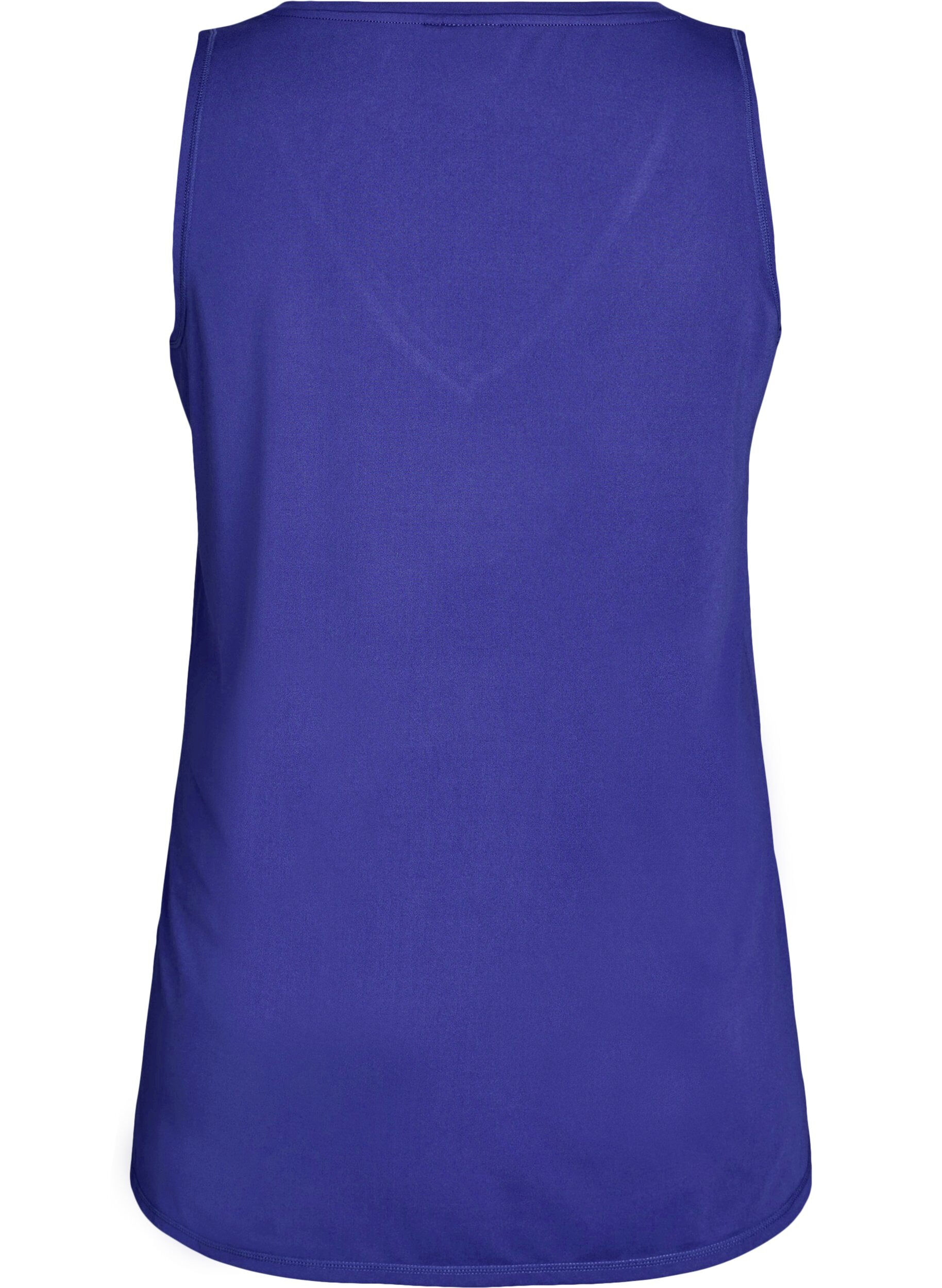 ZizziSports top with V-neck, Purple, Packshot image number 1