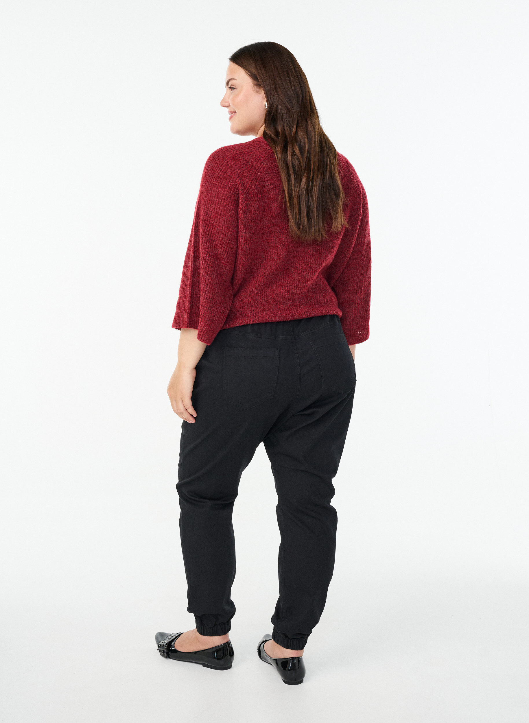 ZizziJeans-Jogginghose mit Taschen, Schwarz, Model image number 1