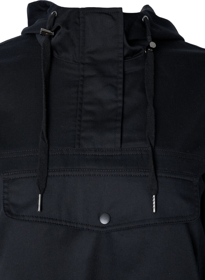 Anorak mit Kapuze und Taschen, Black, Packshot image number 2