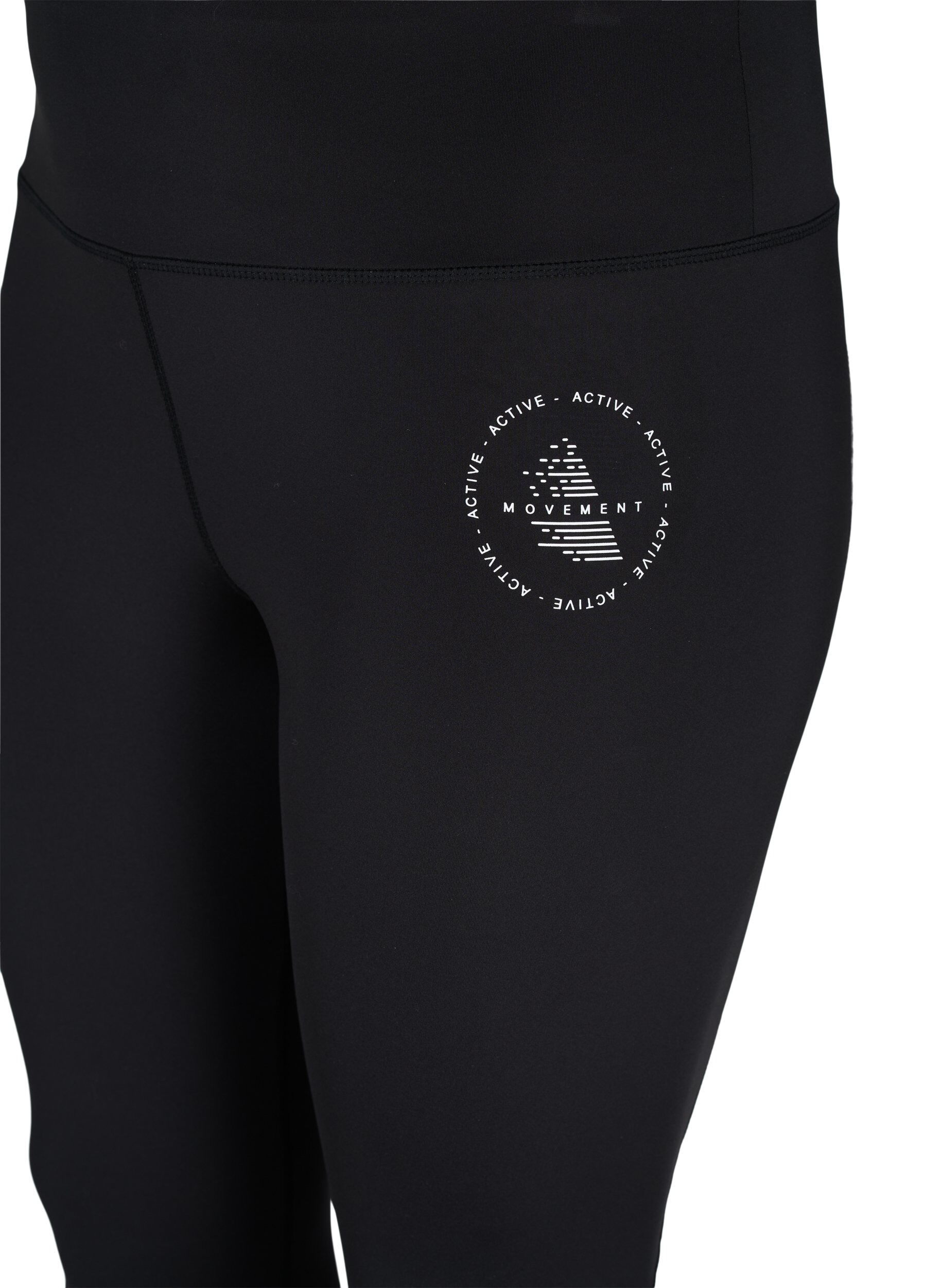 ZizziUnifarbene Fitness-Leggings, Black, Packshot image number 2