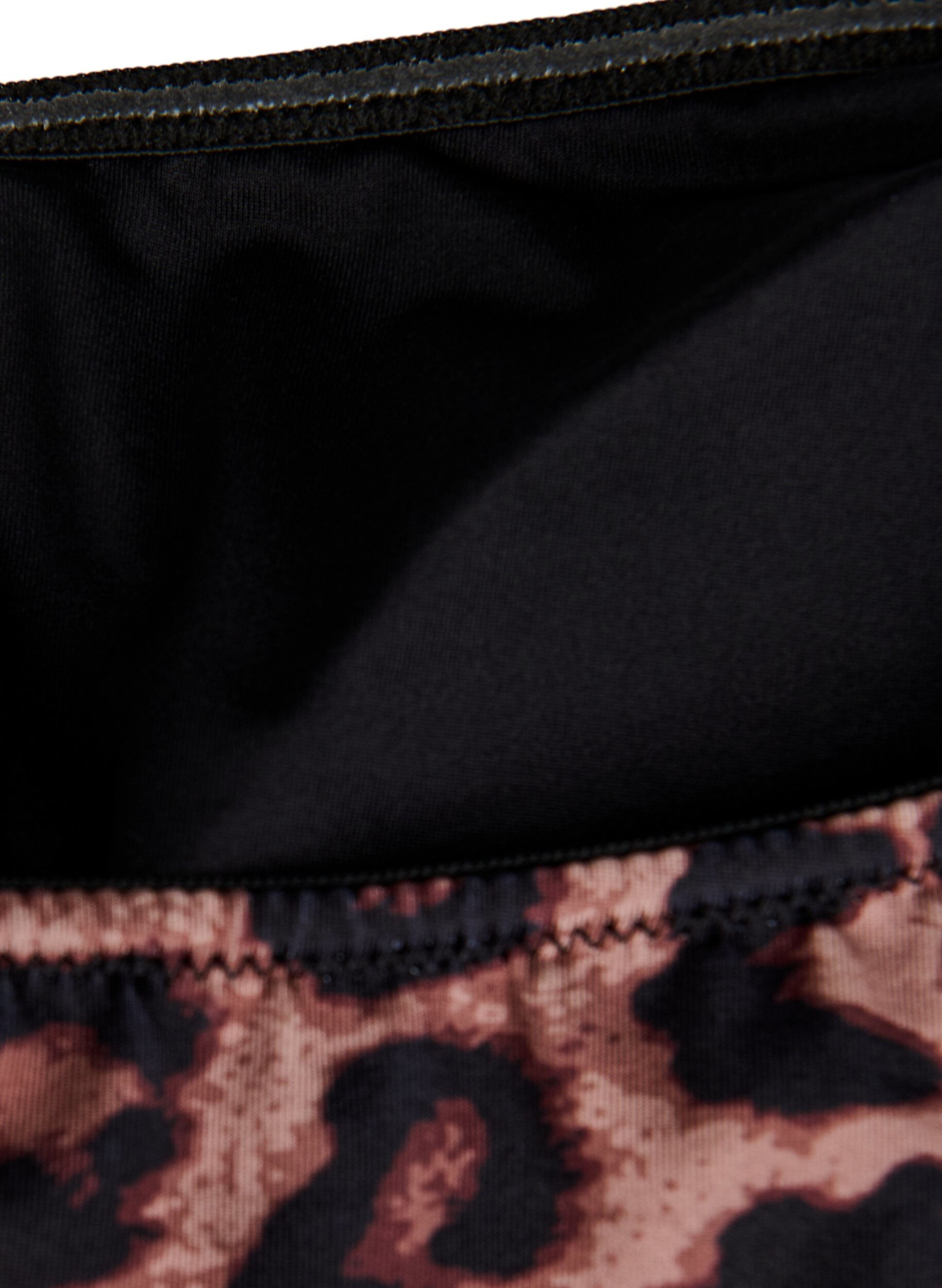 ZizziGebl&uuml;mtes Bandeau-Bikinioberteil, Beige, Packshot image number 3