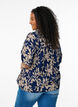 Bluse mit Print und 1/2-Ärmeln, Blau, Model image number 2