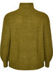Strickpullover mit hohem Kragen und Rei&szlig;verschluss, Gr&uuml;n, Packshot image number 1