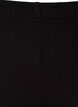 Einfarbige Basic Radlershorts, Schwarz, Packshot image number 2
