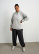 Hoodie mit besticktem Motiv, Grau, Model image number 1