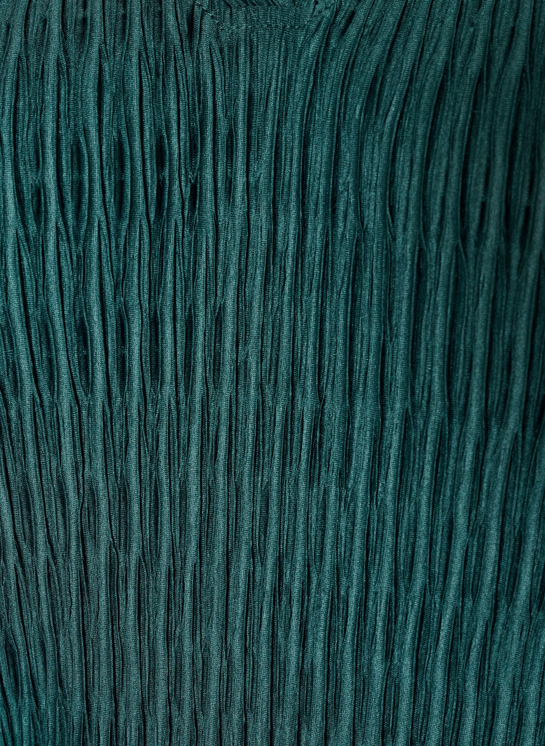 ZizziBluse mit welliger Struktur und Ballonform, Gr&uuml;n, Packshot image number 2