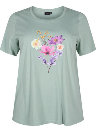 T-shirts mit Blumenmotiv, Chinois G. w. Flower, Packshot image number 0