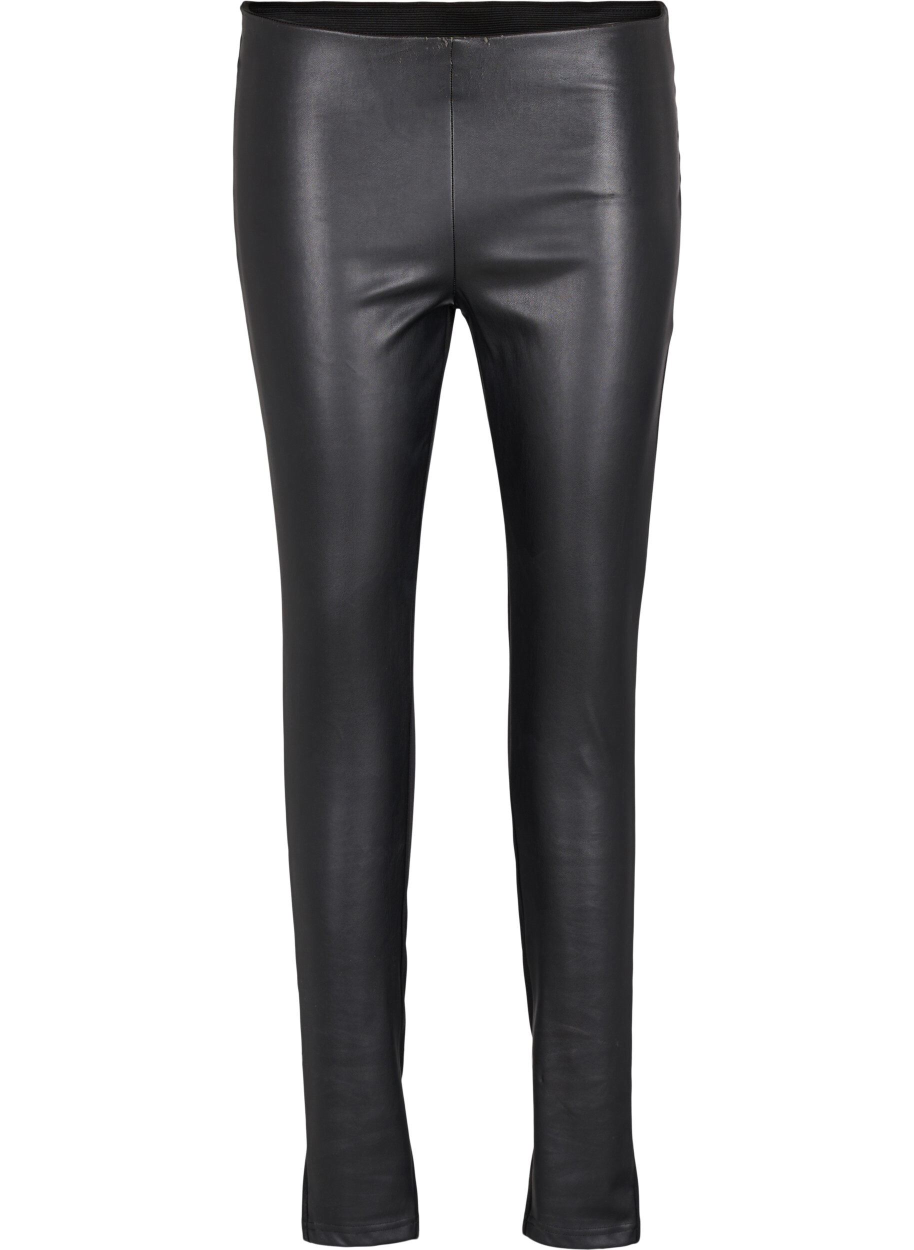 ZizziLeggings aus Lederimitat, Black, Packshot image number 0