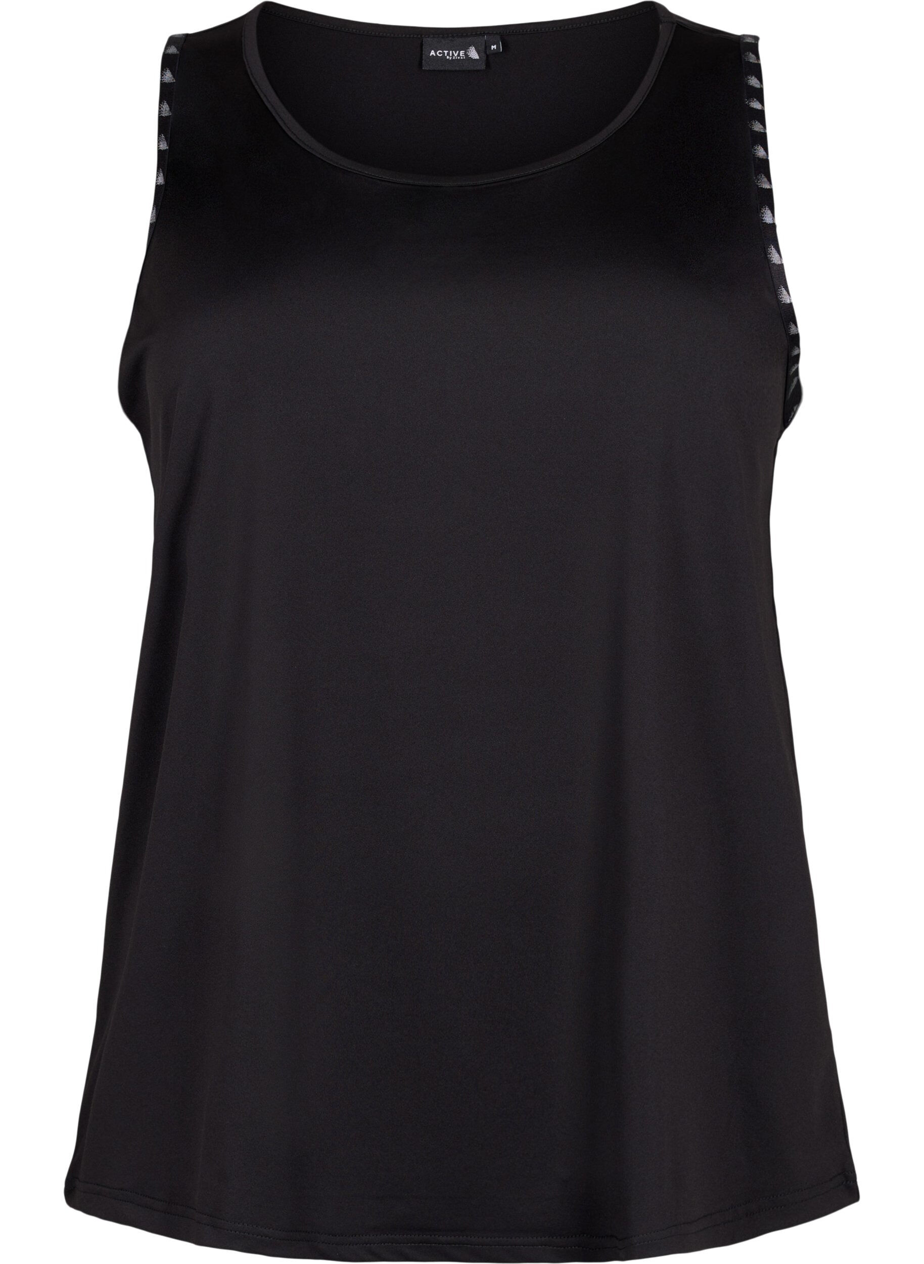 ZizziEinfarbiges Trainingsoberteil, Black, Packshot image number 0