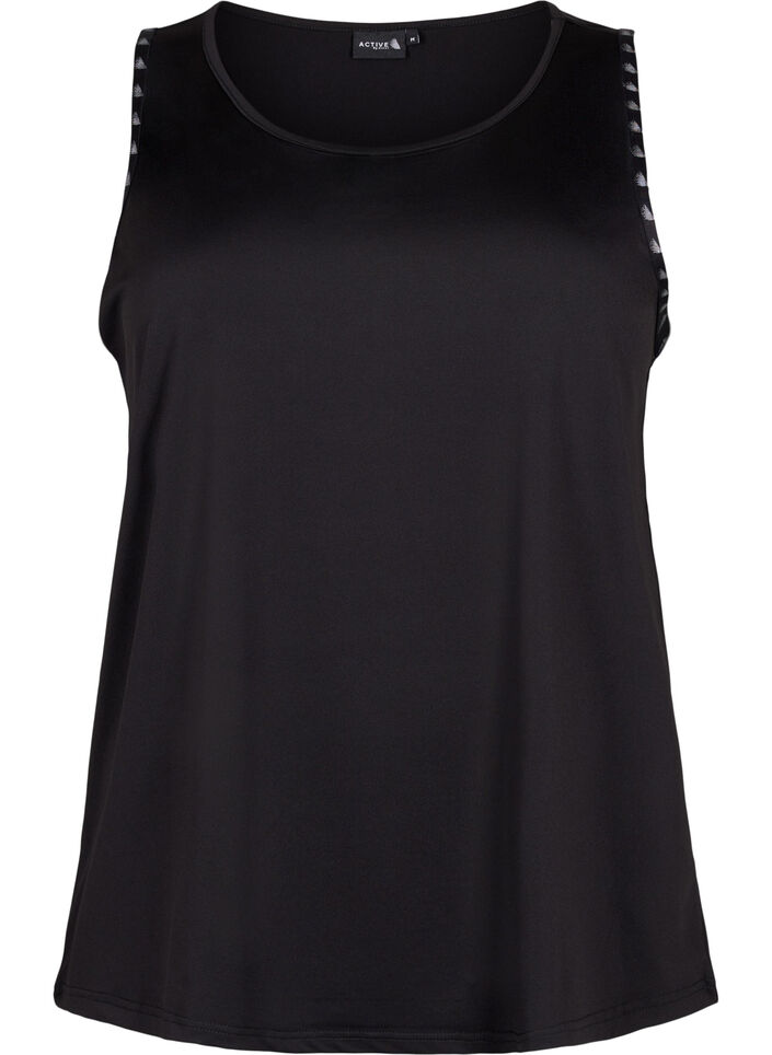 Einfarbiges Trainingsoberteil, Black, Packshot image number 0