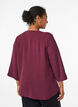 Bluse mit 3/4-&Auml;rmeln, Dunkles Bordeaux, Model image number 2
