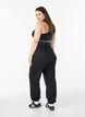 Sweatpants mit breitem Bund, Schwarz, Model image number 2