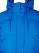 Lange Pufferjacke mit Taschen und Kapuze, Blau, Packshot image number 2
