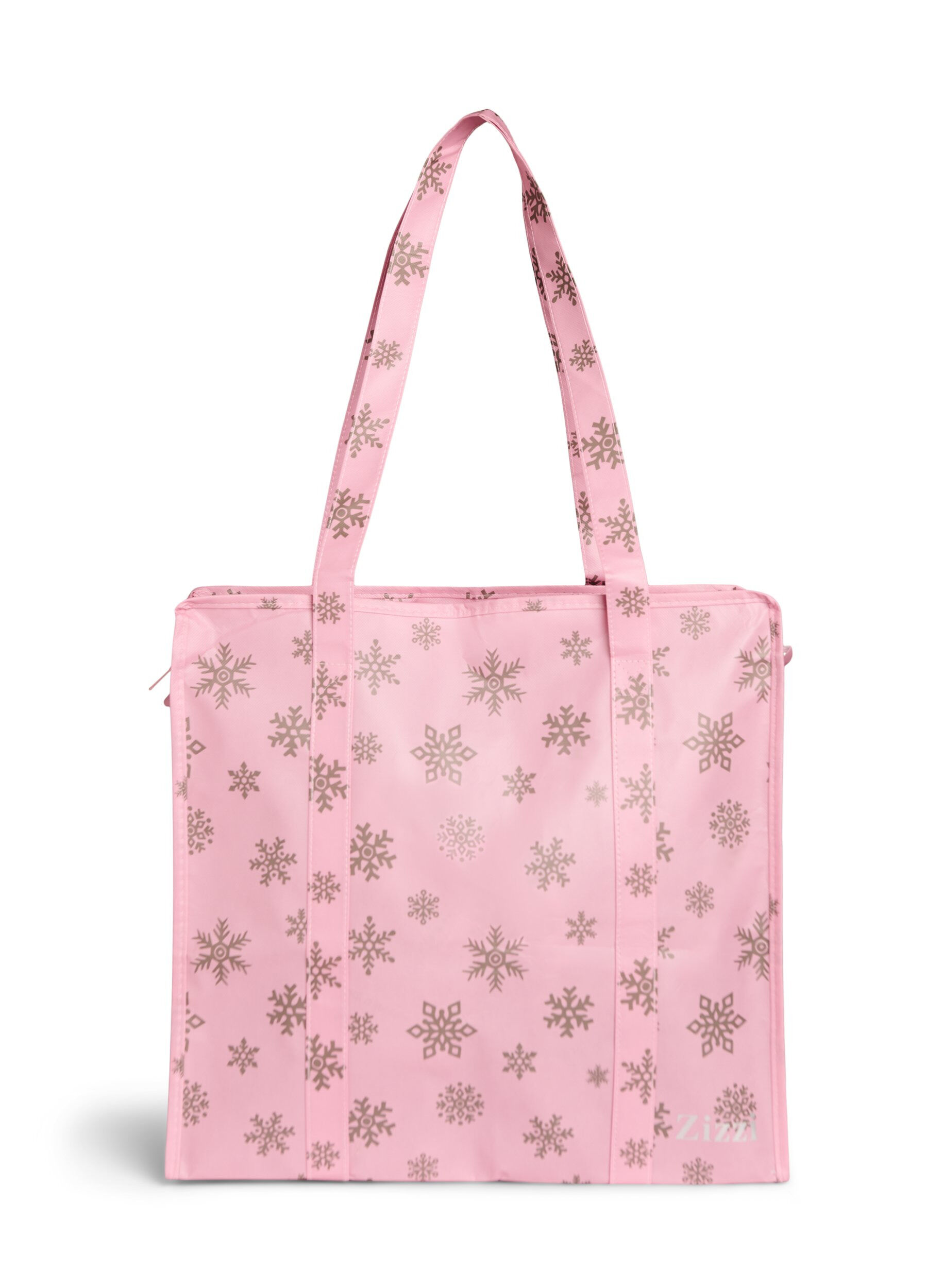 ZizziEinkaufstasche mit Rei&szlig;verschluss, Rot, Packshot image number 0