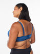Vorgeformter BH mit Mesh, Blau, Model image number 2