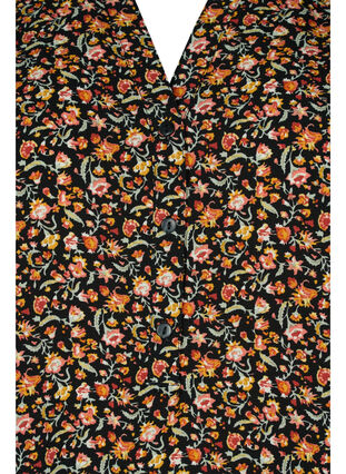 Langarm Bluse mit Print und V-Ausschnitt, Ditsy Floral, Packshot image number 2
