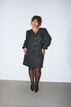 Kurzer Rock aus Boucl&eacute; mit Pailletten, Schwarz, Model image number 1