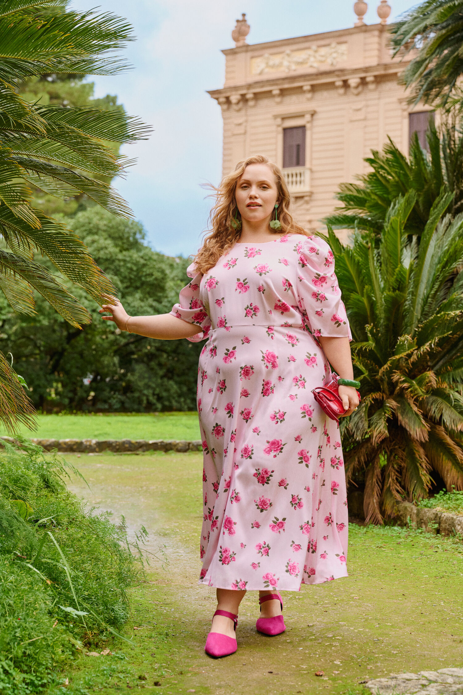 ZizziGebl&uuml;mtes Wickelkleid, , Model