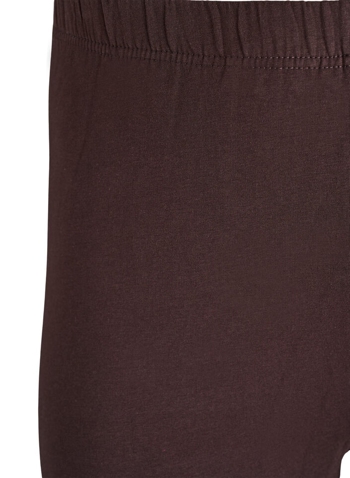 Gef&uuml;tterte Baumwollleggings, Braun, Packshot image number 2