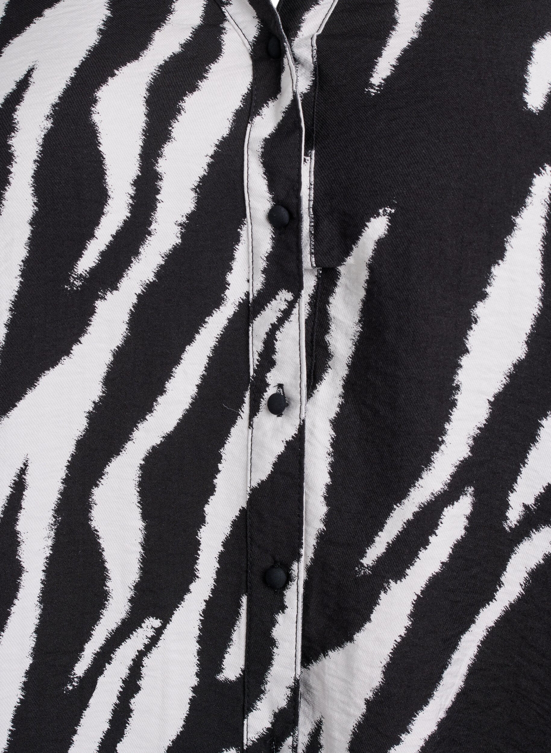 ZizziBluse mit Zebraprint, Schwarz, Packshot image number 2
