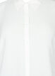 Hemd aus Viskose mit Rüschendetail, Bright White, Packshot image number 2