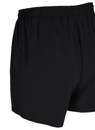 Lockere Shorts mit Taschen, Black, Packshot image number 3