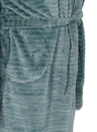 Morgenmantel mit Reißverschluss und Taschen, Balsam Green, Packshot image number 3