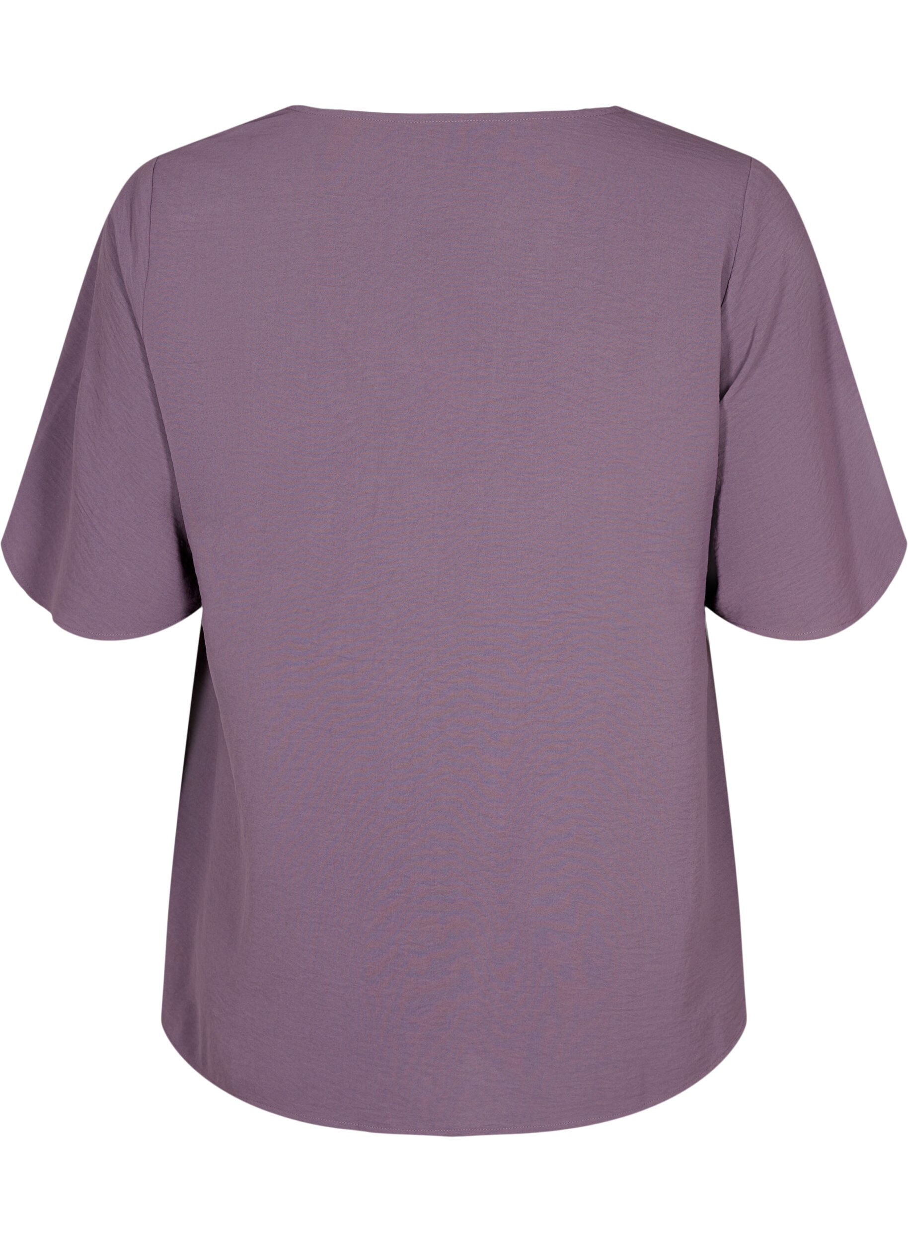 ZizziKurz&auml;rmelige Bluse mit A-Form, Vintage Violet, Packshot image number 1