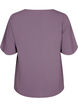 Kurzärmelige Bluse mit A-Form, Vintage Violet, Packshot image number 1
