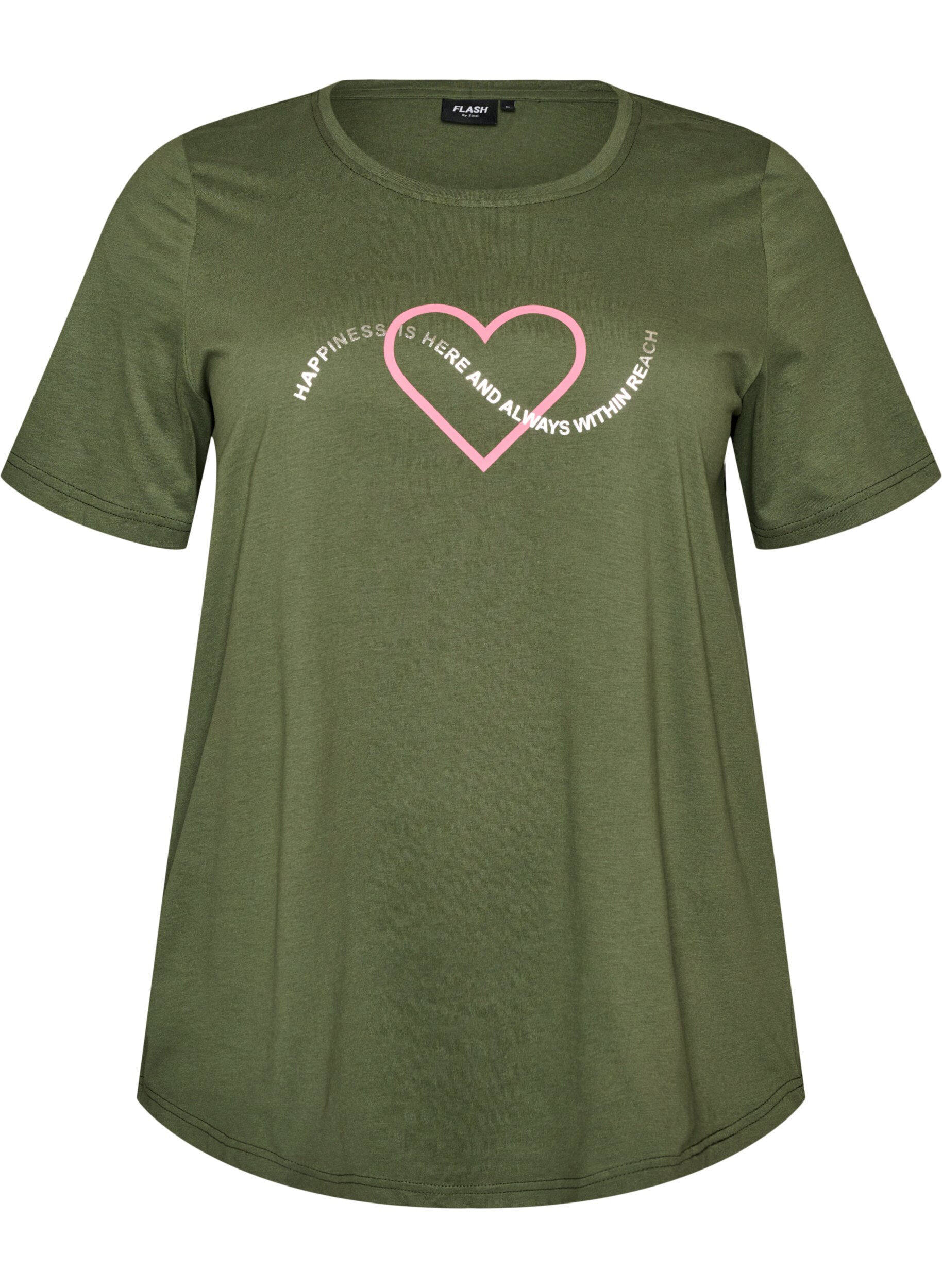 ZizziT-Shirt mit Print, Gr&uuml;n, Packshot image number 0