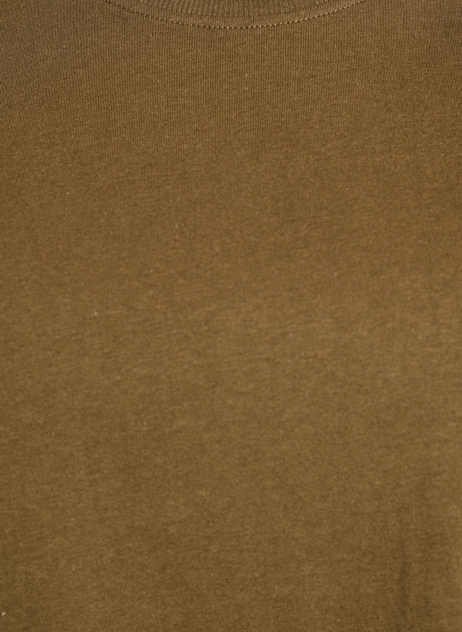 ZizziBasic-T-Shirt aus Baumwolle mit Rundhalsausschnitt, Gr&uuml;n, Packshot image number 2