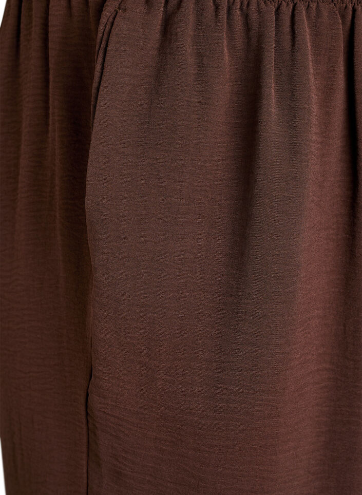 Hoch taillierte Ballonhose, Braun, Packshot image number 2