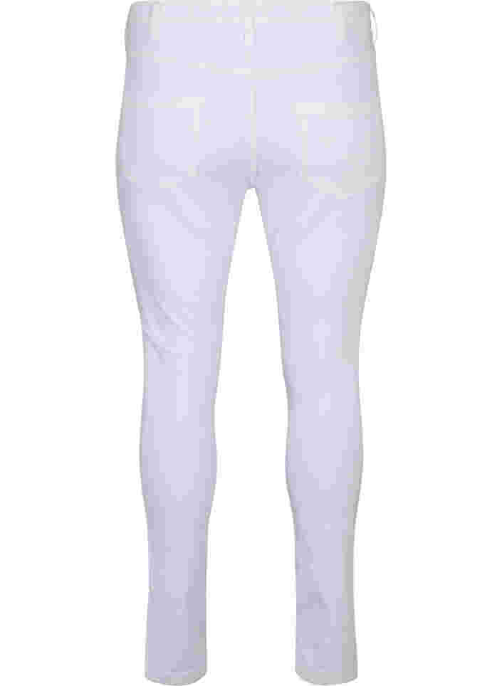 Hochtaillierte Super Slim Amy Jeans, White, Packshot image number 1