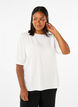  Viskosebluse mit 1/2 &Auml;rmeln, Bright White, Model image number 0